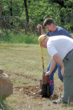 Digging in the Mortar Tubes