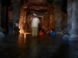 Inside Kailasa temple Ellora