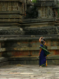 Tourists in Belur