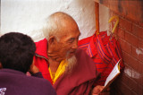 Monk reading