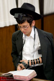 Yisroel Yosef Putting on Tefillin for the first time