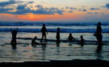 Malaysians on the Bali Beach