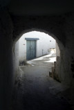 Town on the hills at Naxos