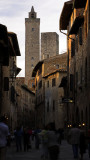 evening in San Gimignano