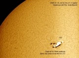 20050115 04:32 hrs UT solar Halpha SolarMax40