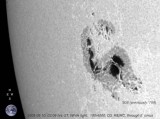 20050910 02:09 hrs UT Solar WL 1804000