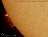 20060404 23:34 hrs UT solar Ha