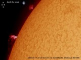 20060414 01:00 hrs UT Solar Ha SolarMax40 on Spacey 14 Apr 2006