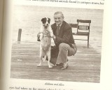 Addams and his dog, Alice B. Curr