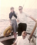 Sailing with Mary aboard the Suzie Wong (Bill Buckley's boat), 1963