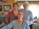 Alison, Virginia and me.