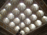 Dolmabahce Palace: ceiling of the Turkish Bath