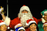 santa and choir