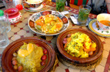 tanjines @ Chez Chegrouni, Djemaa el-Fna, Marrakesh