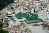 Tomb of Idriss I, conspicuous with its green-tiled roof