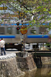 Train passing through Takahashi