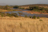 This side of the river is Shaba, the other side Samburu.  Joy's Camp