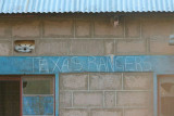Texas Rangers - on a building in Shaba
