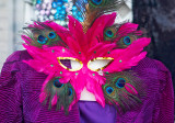 Mardi Gras mask Bluebird Circle