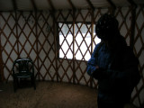 Inside a Yurt