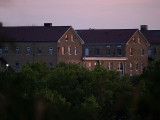 Fort Snelling With Setting Sun Windows