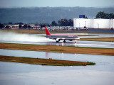 Taking Off in the Rain