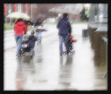 Cinq parapluies