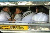 College girls in a jeepney