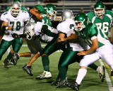 Setons Chris Perry slipping past the line of scrimmage