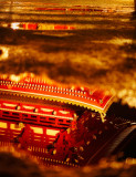 Asakusa temple reflection