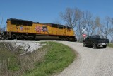 UP 3937 CSX Q247 Lawrenceville IL