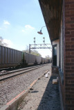 Buda, Illinois Chicago, Burlington & Quincy Depot, Bay Window.JPG