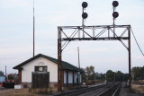 Buda, Illinois Chicago, Burlington & Quincy Depot, Signal Bridge.JPG