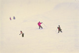 Skiing in snowy weather  - Beitostlen