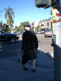 Tsk tsk...a tardy piper