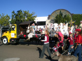 Waving Christians making  a difference