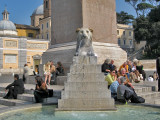 Fountain in Piazza del Popolo  0725