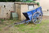 Old grape harvest wagon