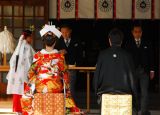Traditional Japanese wedding, Gokoku Shrine, Nagoya