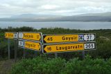 Signpost for Geysir