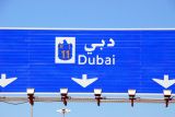 Sign for Dubai