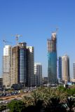 Sheikh Zayed Road in front of Emirates Towers