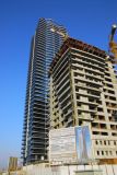 Falcon Tower and Dubai Tower under construction