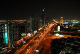 Sheikh Zayed Road at night