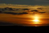 August sunset, 21:15, over Breiðafjörður