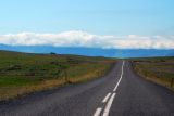The top of Snæfellsjökull (1446m) visible just above the clouds