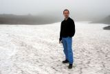 Roy on a snow field, Snfellsnesjkull