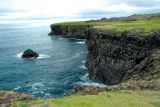 Basalt lava cliffs at Arnastapi, Snæfellsnes Peninsula