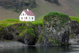 Clifftop house at Arnastapi