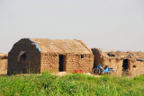 Fishermans hut along the Niger River